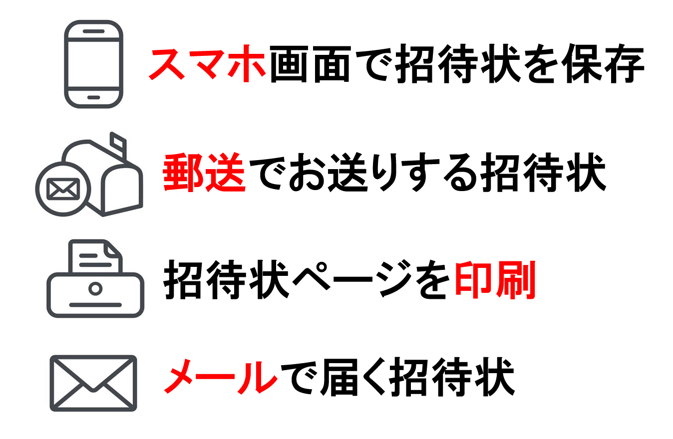 招待状4種